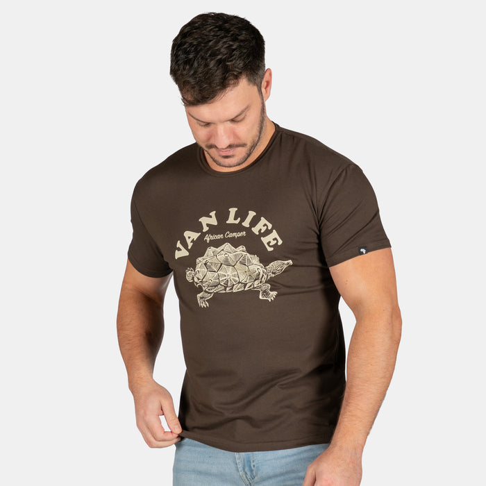 Men's Van Life T-Shirt - Chocolate