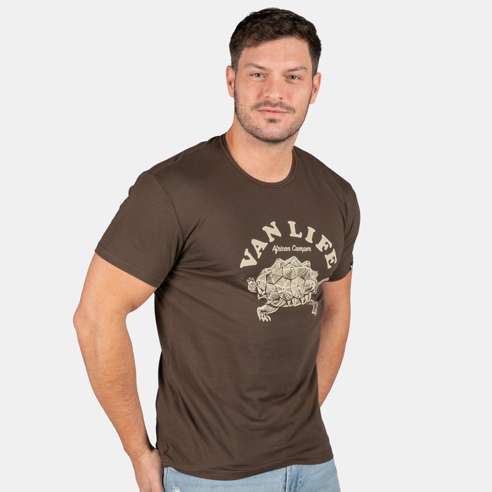 Men's Van Life T-Shirt - Chocolate