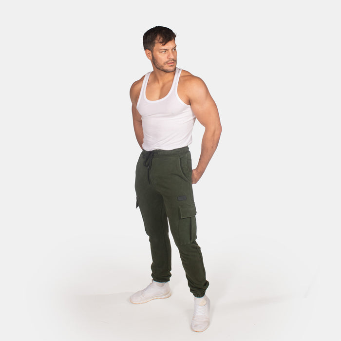 Men's Winter Joggers - Olive