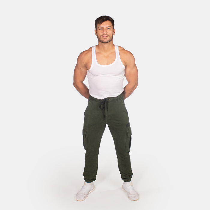 Men's Winter Joggers - Olive
