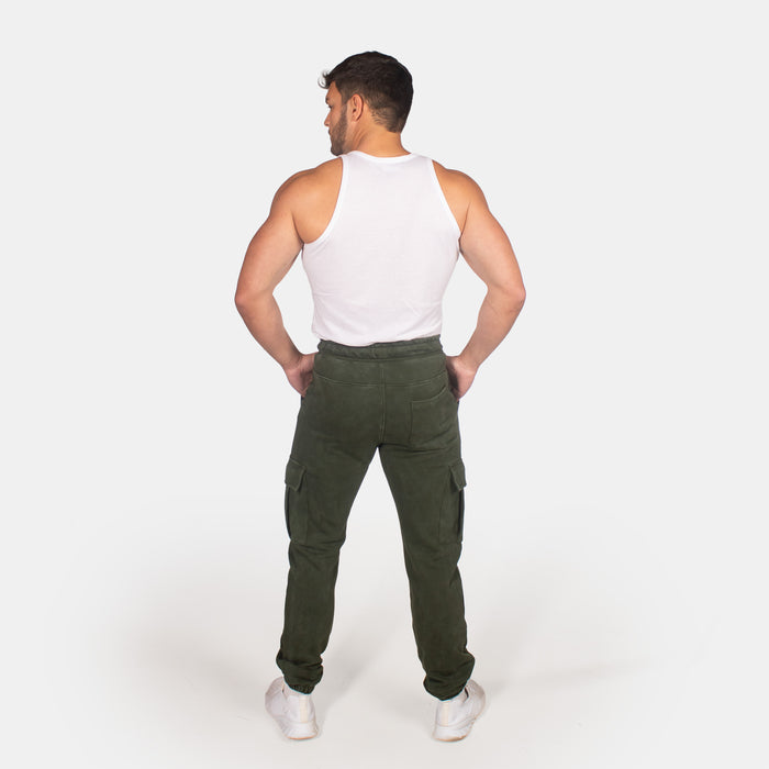 Men's Winter Joggers - Olive