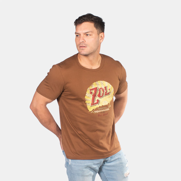 Men's Zol T-Shirt - Brown