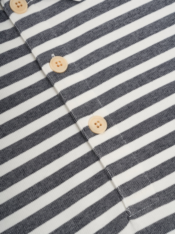 Mersey Polo Shirt Holmes Cream/Midnight