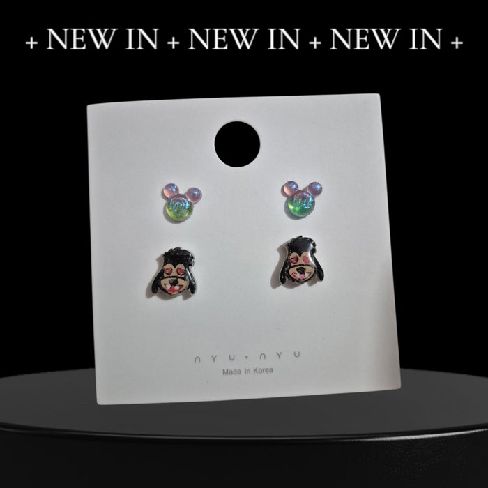 Mickey mouse and max studs
