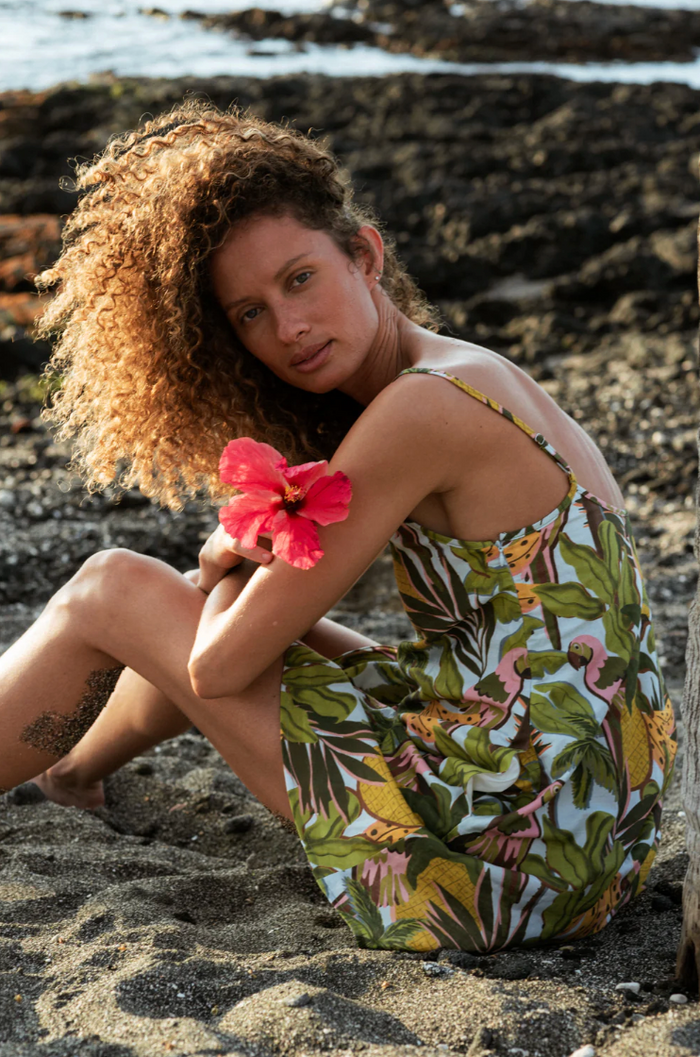 Mini Slipdress in Parrotdise