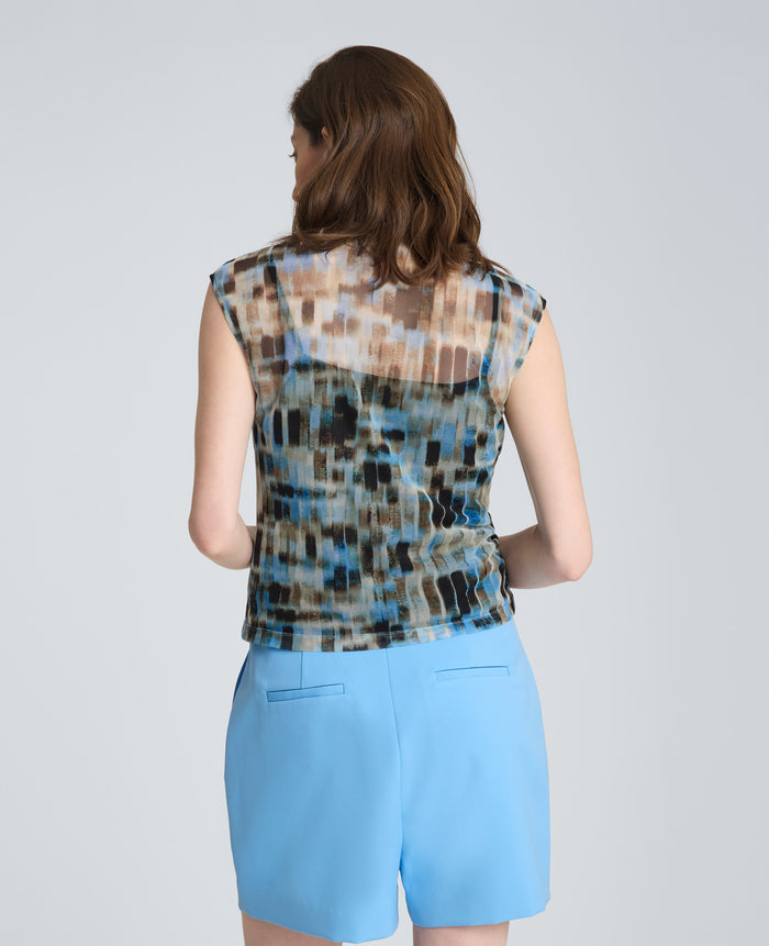 Mock Neck Tank with Interior Tank