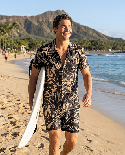 Neptune Boardshirt - Carvings Sandstone