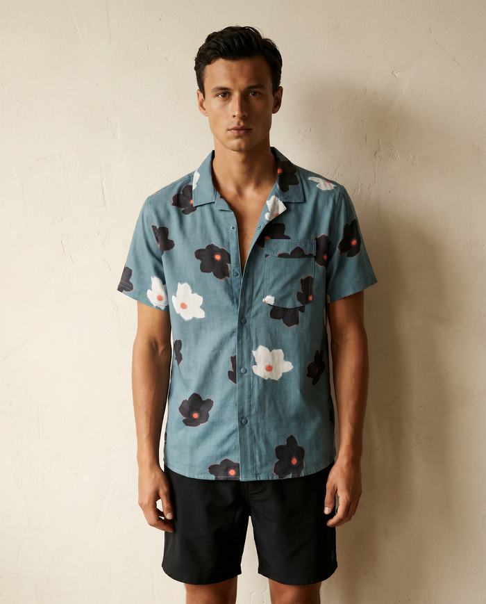 Neptune Boardshirt - Floaters Pacific - Top View