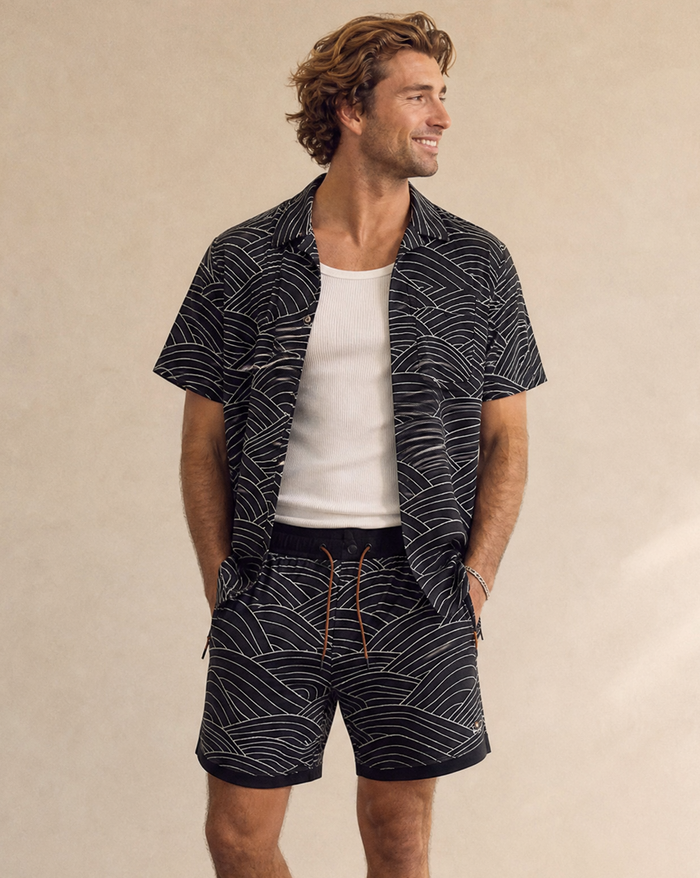 Neptune Boardshirt - Storm Carbon - Top View