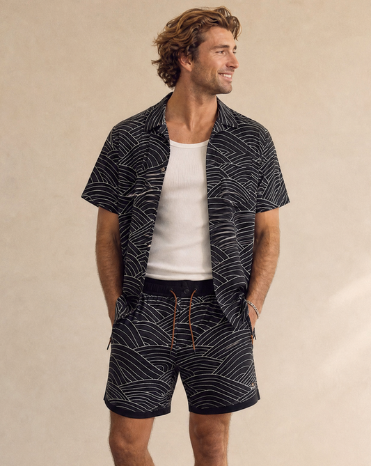 Neptune Boardshirt - Storm Carbon - Top View