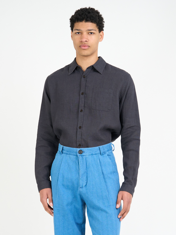 New York Special Shirt Bleeker Gunmetal Grey
