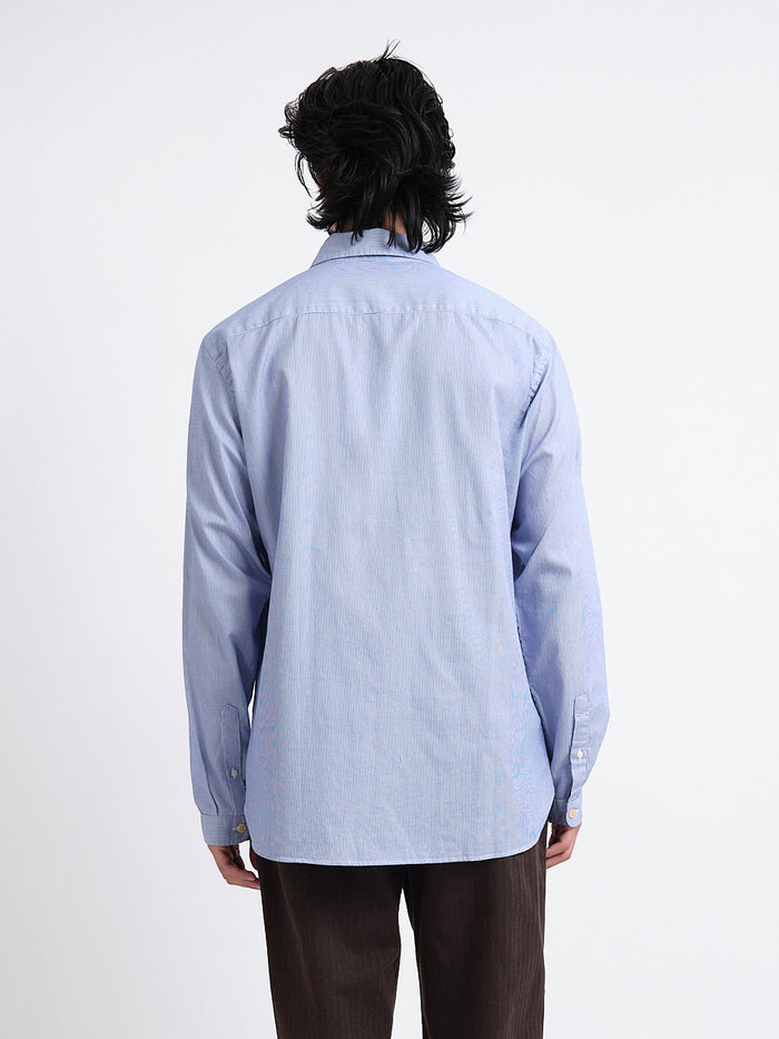 New York Special Shirt Collins White/Blue