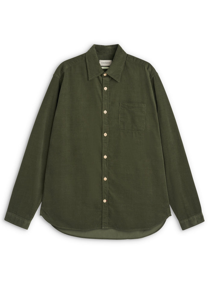 New York Special Shirt Mersey Cord Green