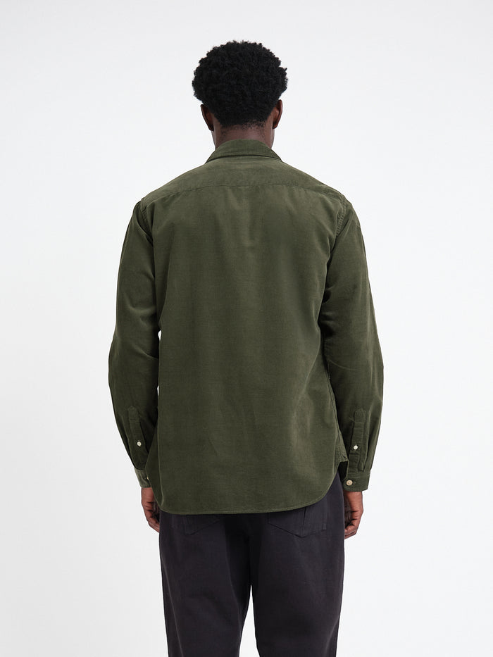 New York Special Shirt Mersey Cord Green