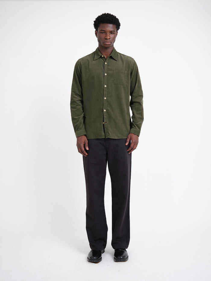 New York Special Shirt Mersey Cord Green