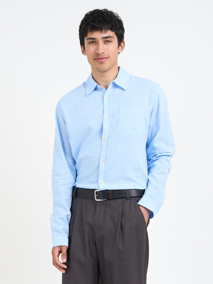 New York Special Shirt Perkins Blue