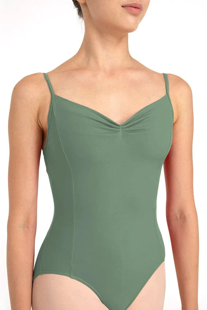 Nikolay Elena Camisole Leotard, Olive DA2001/1MPN