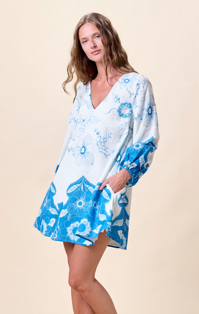 Noemie Mini Dress in Celestia