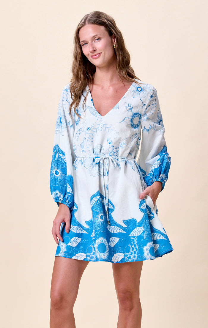 Noemie Mini Dress in Celestia