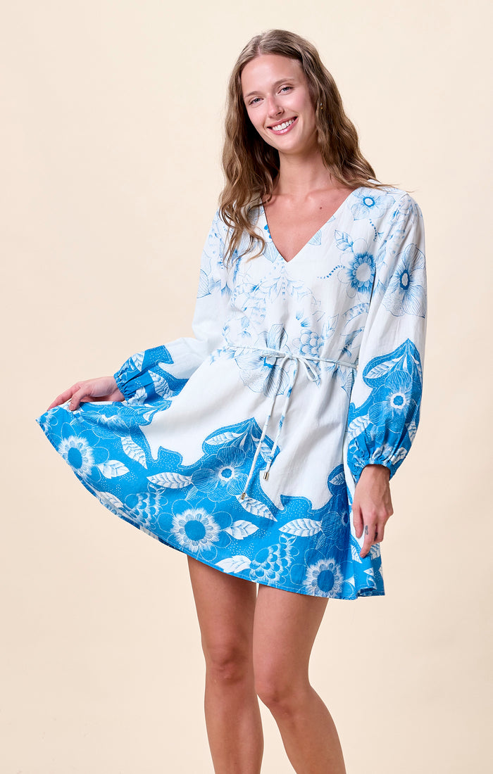 Noemie Mini Dress in Celestia