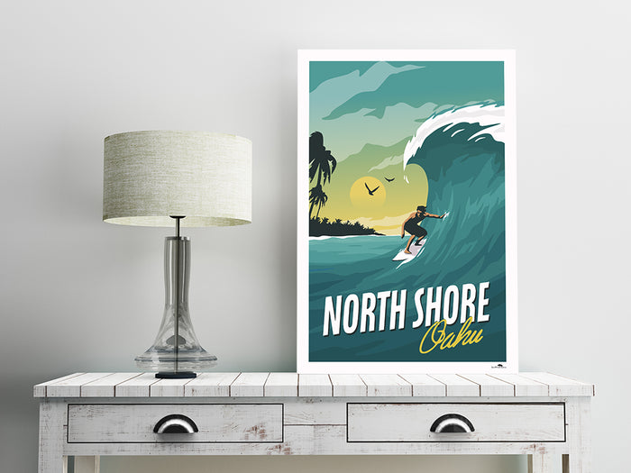 North Shore Oahu Poster