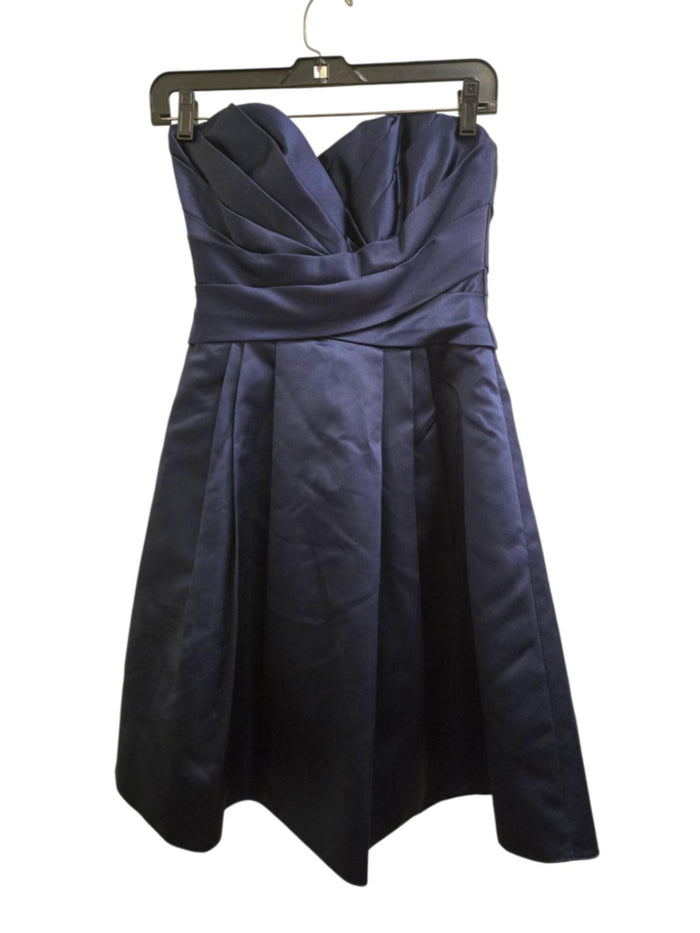 NWOT 4 navy David's Bridal Dress