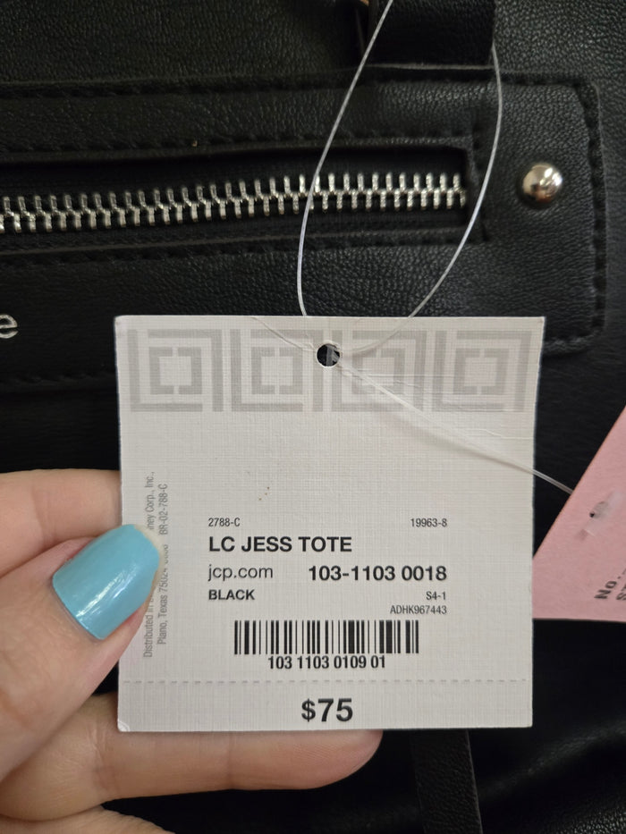 NWT black Liz Claiborne tote Purse