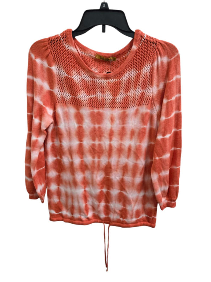 NWT S Orange and White Belldini Sweater