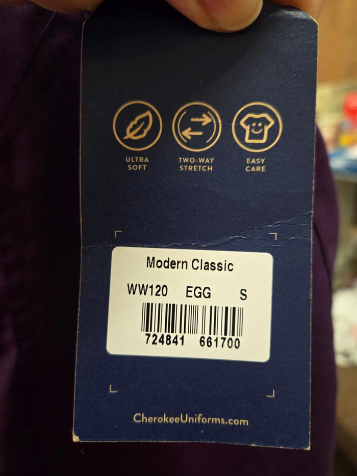 NWT S purple Cherokee Scrub pants
