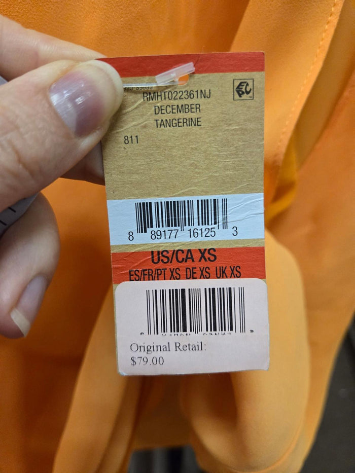 NWT XS orange Rachel Roy Tank Top