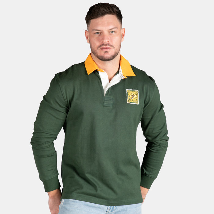 Old School SA Supporter Long Sleeve Shirt - Green