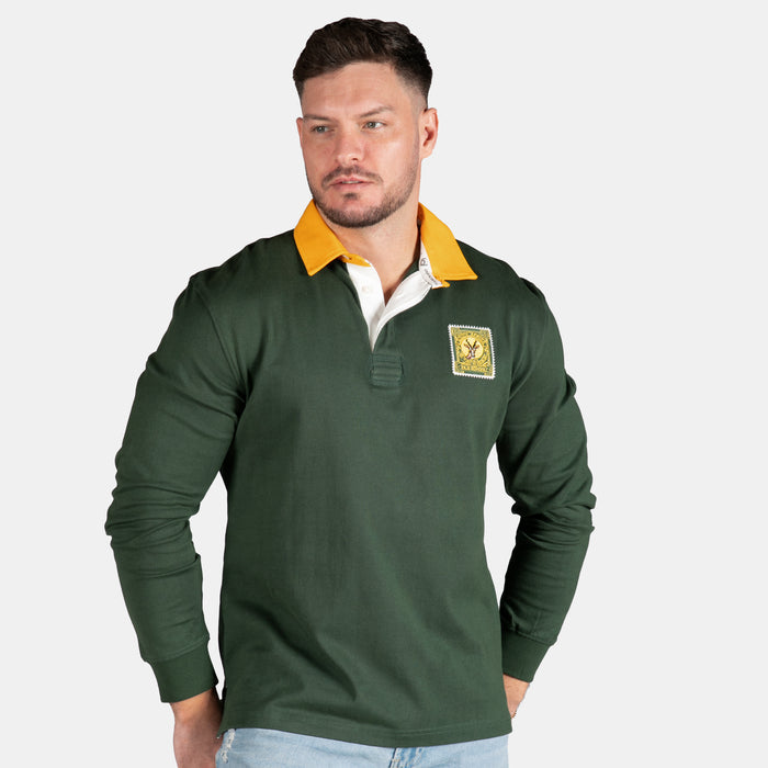 Old School SA Supporter Long Sleeve Shirt - Green