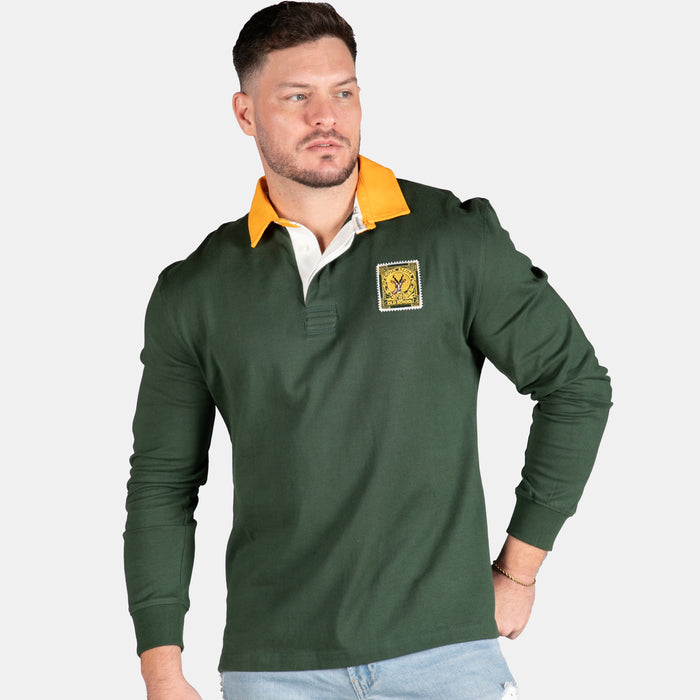 Old School SA Supporter Long Sleeve Shirt - Green
