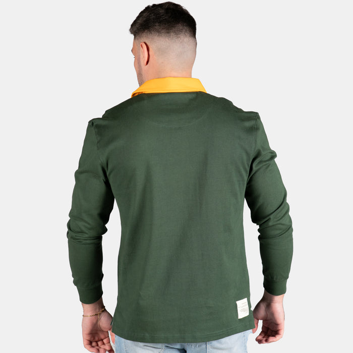 Old School SA Supporter Long Sleeve Shirt - Green