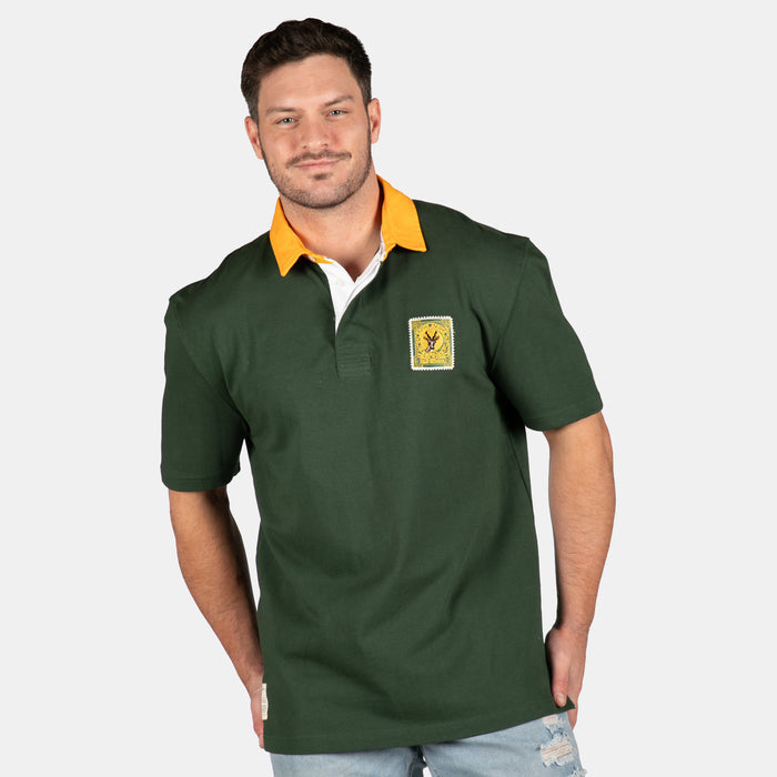 Old School SA Supporter Short Sleeve Shirt - Green