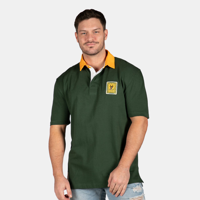 Old School SA Supporter Short Sleeve Shirt - Green