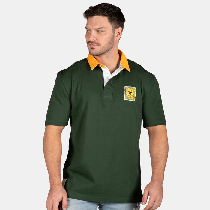 Old School SA Supporter Short Sleeve Shirt - Green