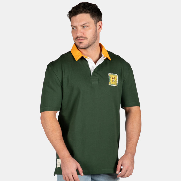 Old School SA Supporter Short Sleeve Shirt - Green