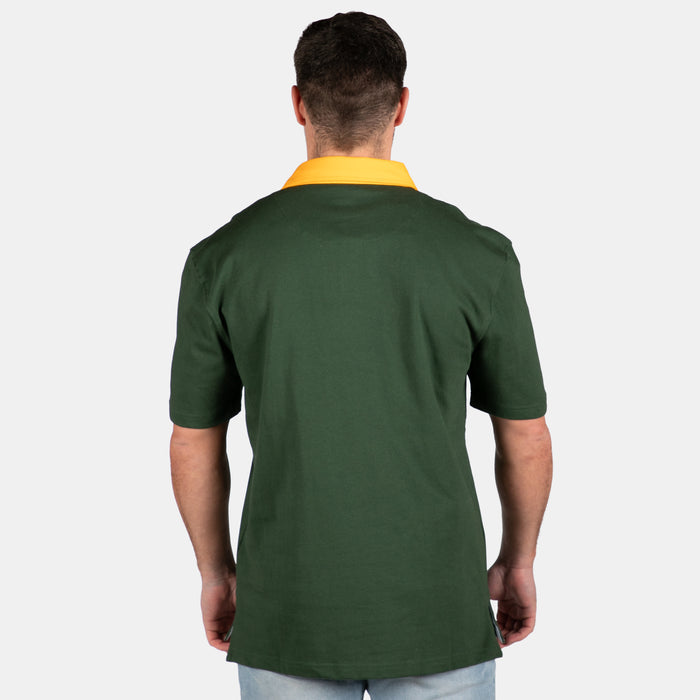 Old School SA Supporter Short Sleeve Shirt - Green