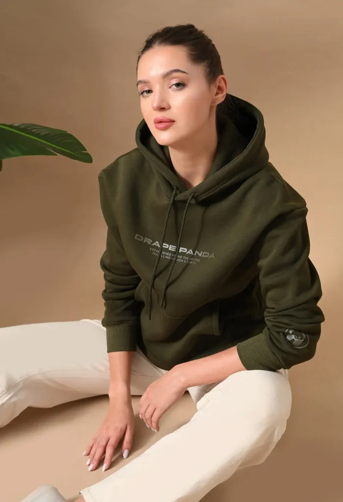 Olive Green Men's Pullover Hoodies for Men