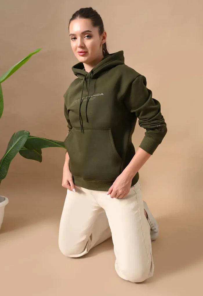 Olive Green Men's Pullover Hoodies for Men