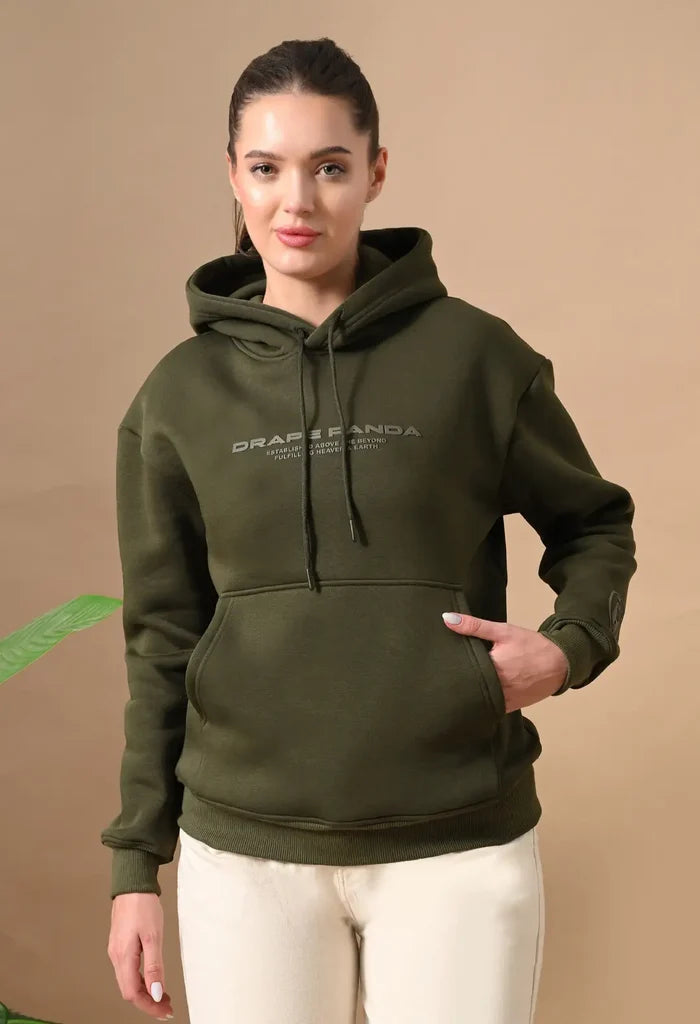 Olive Green Men's Pullover Hoodies for Men