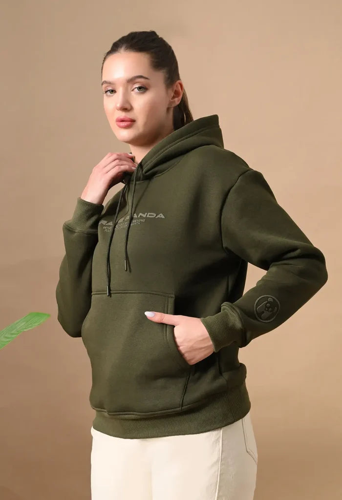 Olive Green Men's Pullover Hoodies for Men