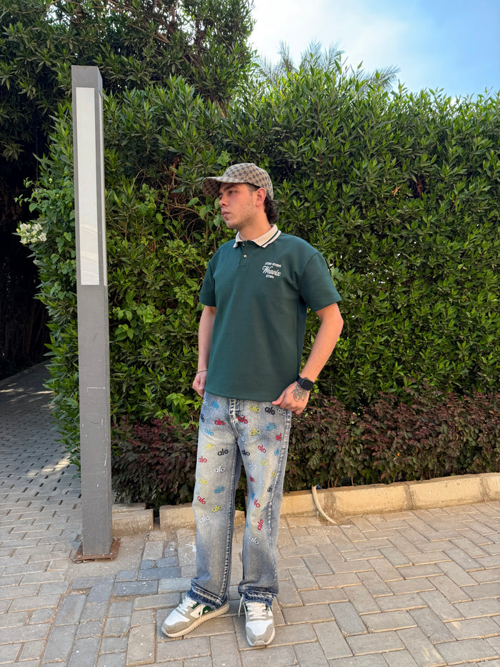 Olive Line Polo