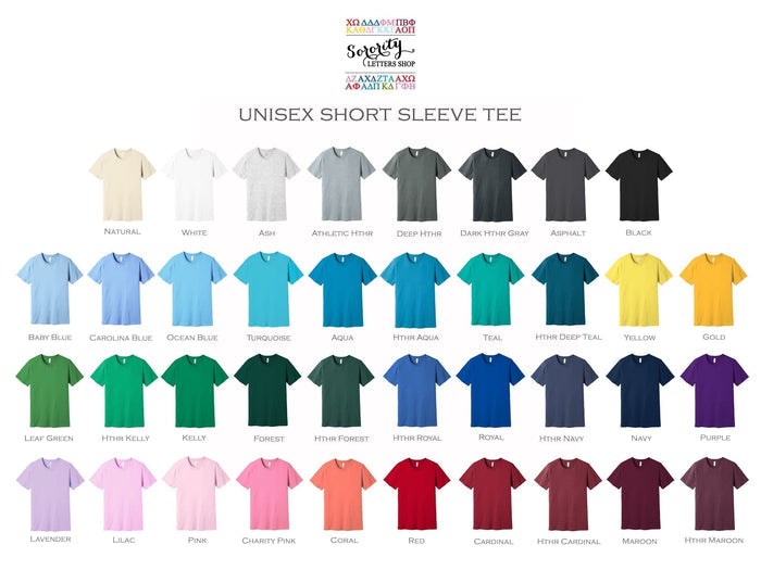 Omega Phi Alpha Custom Chapter Short Sleeve T