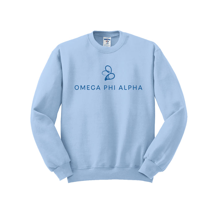 Omega Phi Alpha Logo Crewneck