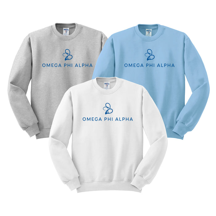 Omega Phi Alpha Logo Crewneck