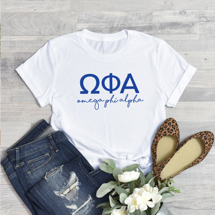Omega Phi Alpha Short Sleeve T-shirt