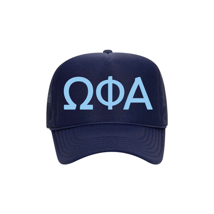 Omega Phi Alpha Trucker Hat