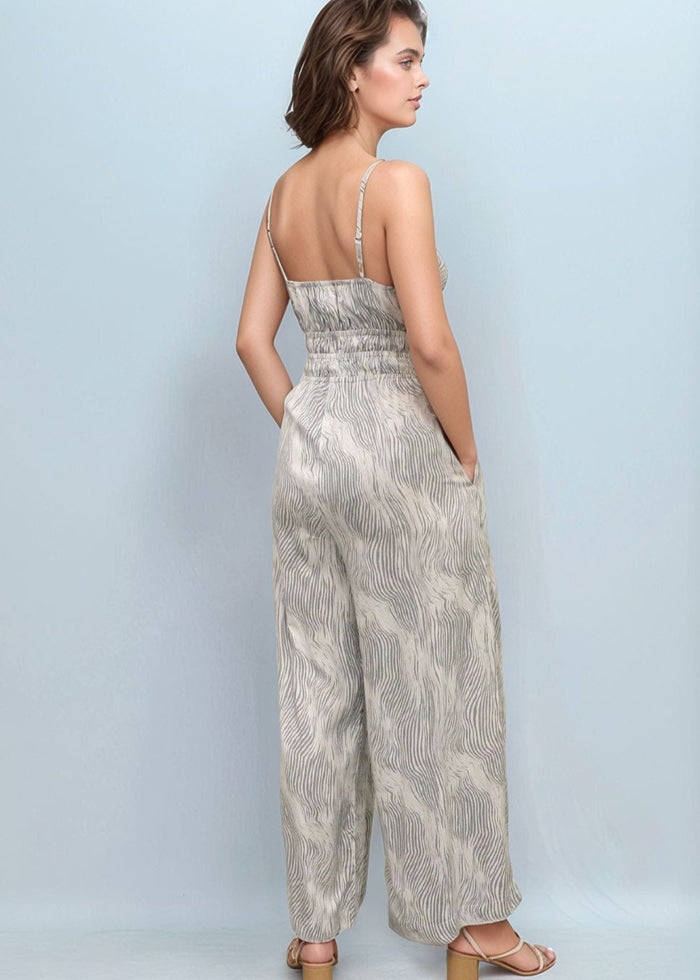Opal Jumpsuit in Zanzibar Silver